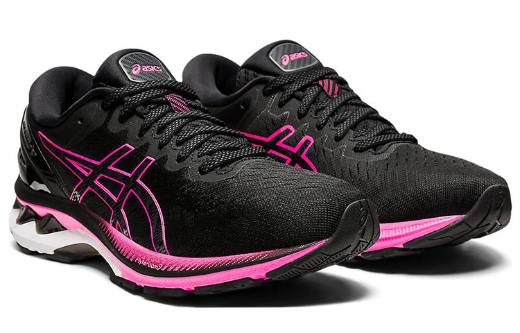 Женские кроссовки ASICS Gel-Kayano 27 (черно-розовый) — фото 3