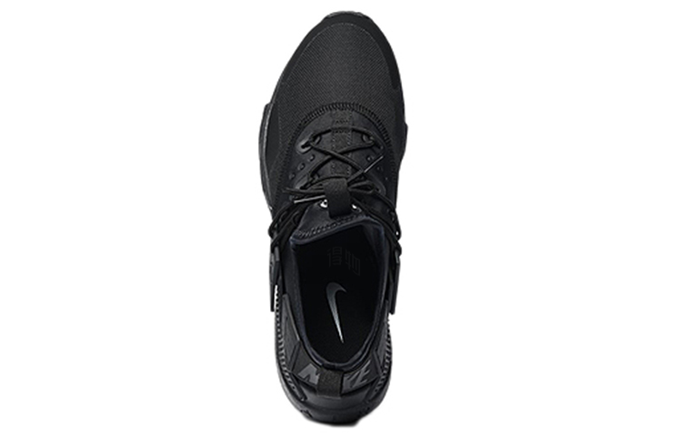 Мужские кроссовки Nike Air Huarache (черные) — Чёрный — фото 5