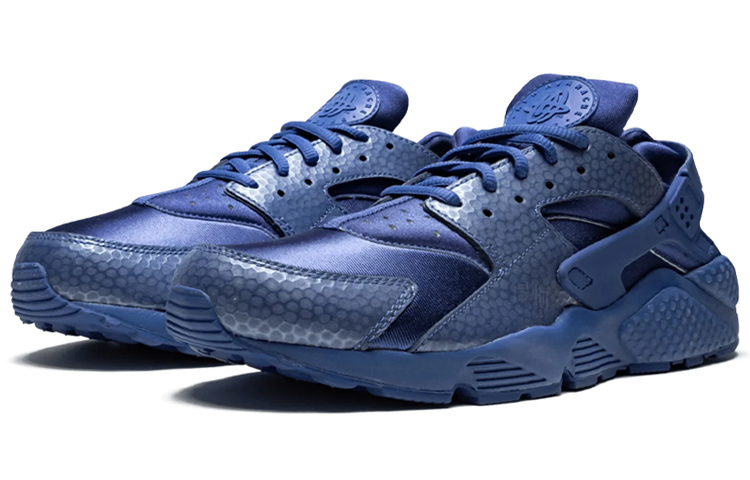 Женские кроссовки Nike Huarache Run PRM "Legend Blue" (темно-синие) — фото 2