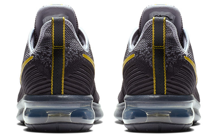 Кроссовки Nike Air Max Sequent 4 (серые с желтым) — Серый / жёлтый — фото 5