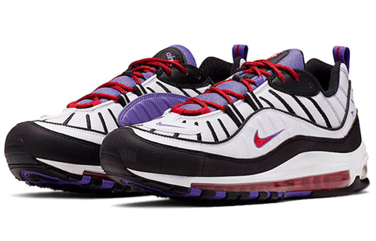 Кроссовки Nike Air Max 98 (черно-фиолетовые) — Чёрныйфиолетовый — фото 2