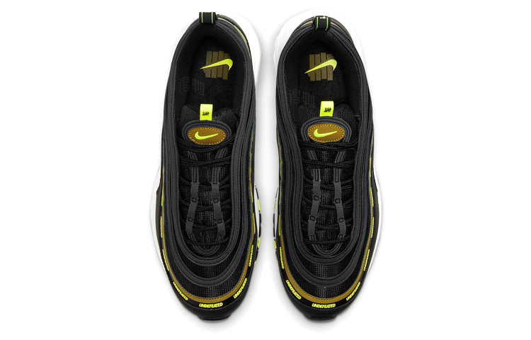 Кроссовки UNDEFEATED x Nike Air Max 97 (черно-зеленые) — фото 4
