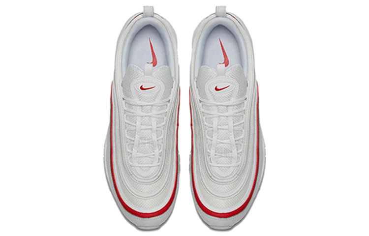 Мужские кроссовки Nike Air Max 97 (бело-красные) — фото 4