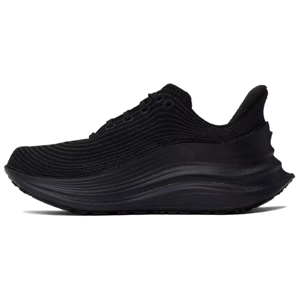 Унисекс кроссовки Comme Des Garcons x HOKA ONE (черно-золотые) — фото 3