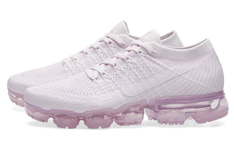 Женские кроссовки Nike AIR VAPORMAX Flyknit (светло-розовые) — фото 3