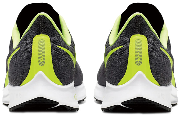 Мужские кроссовки Nike Pegasus 36 (салатово-черные) — 荧光绿/黑/白 — фото 4