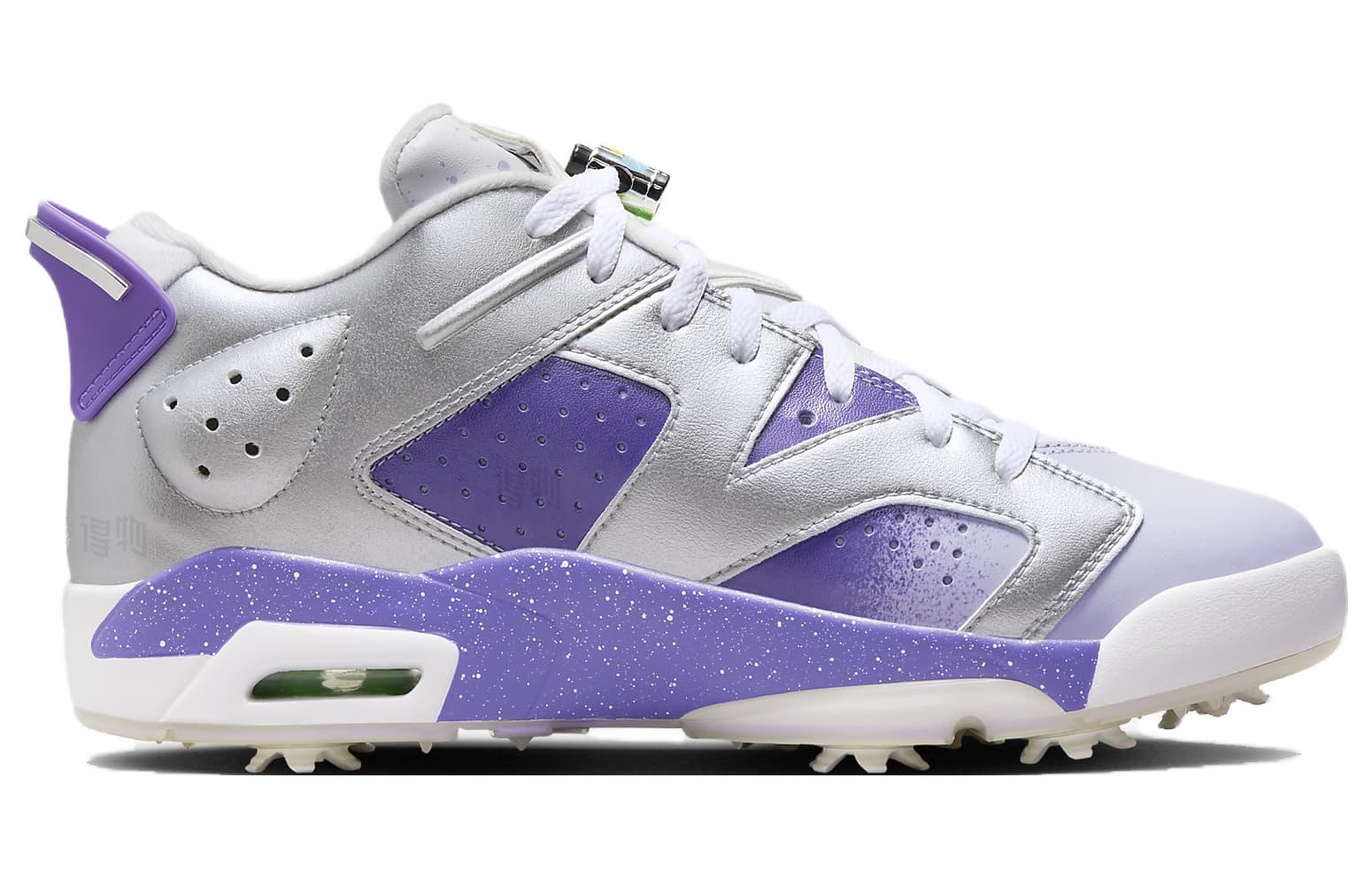 Мужские кроссовки Jordan Air Jordan 6 Retro 6 G NRG (бело-фиолетовый) — фото 2