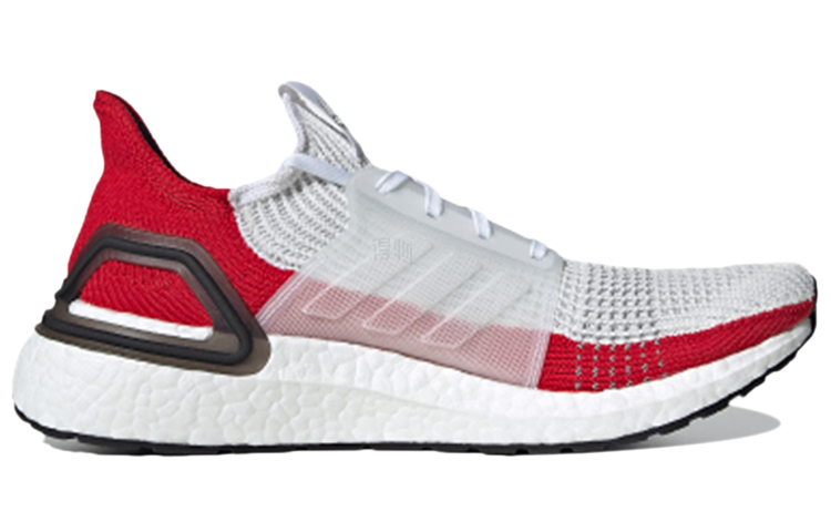 Мужские кроссовки adidas ULT Boost (белый/красный) — Белый / красный — фото 2