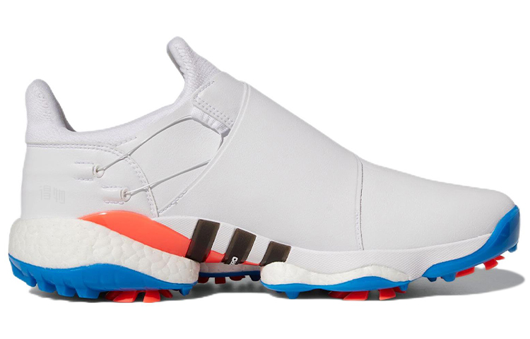 Мужские кроссовки adidas Tour360 22 BOA (белый / черный / синий) — Белый / чёрный / синий — фото 2