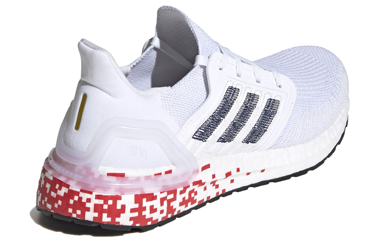 Женские кроссовки adidas ULT (бело-красные) — 白/猩红 — фото 4