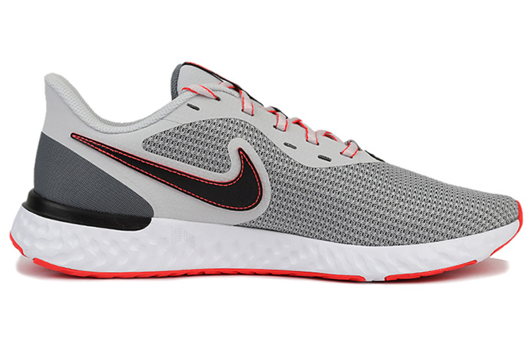 Мужские кроссовки Nike REVOLUTION 5 (красно-серые) — Красныйсерый — фото 2