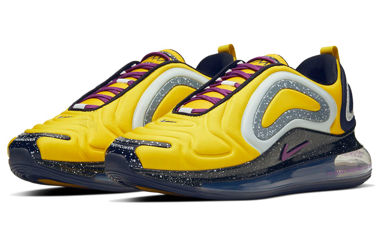 Кроссовки Nike Air Max 720 TPU (фиолетовый / золотой) — фото 2