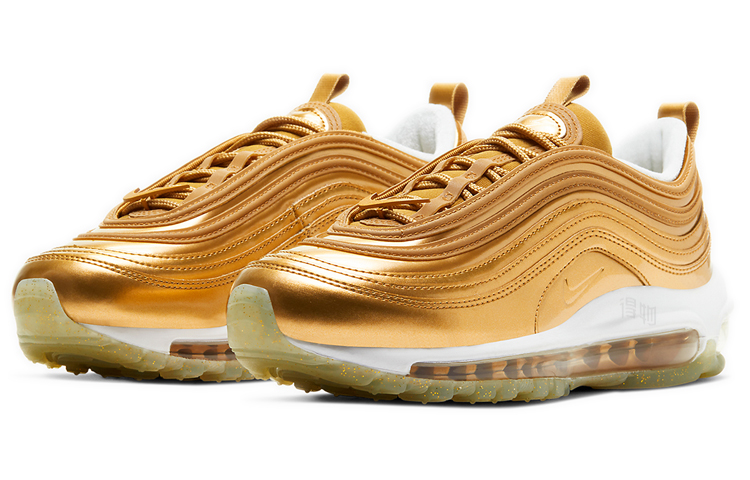 Женские кроссовки Nike Air Max 97 Metallic Gold (золотой) — фото 3