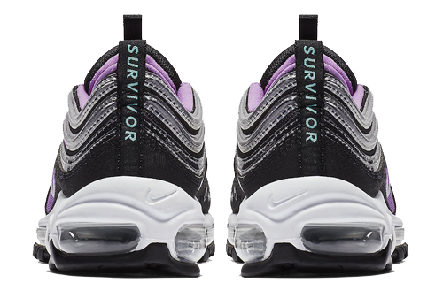 Женские кроссовки Nike Air Max 97 Doernbecher (черно-фиолетовые) — фото 5
