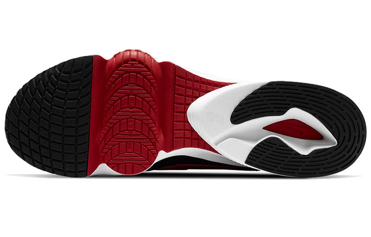 Мужские кроссовки Nike Air Zoom Division (черно-красно-белые) — Чёрный / красный / белый — фото 6