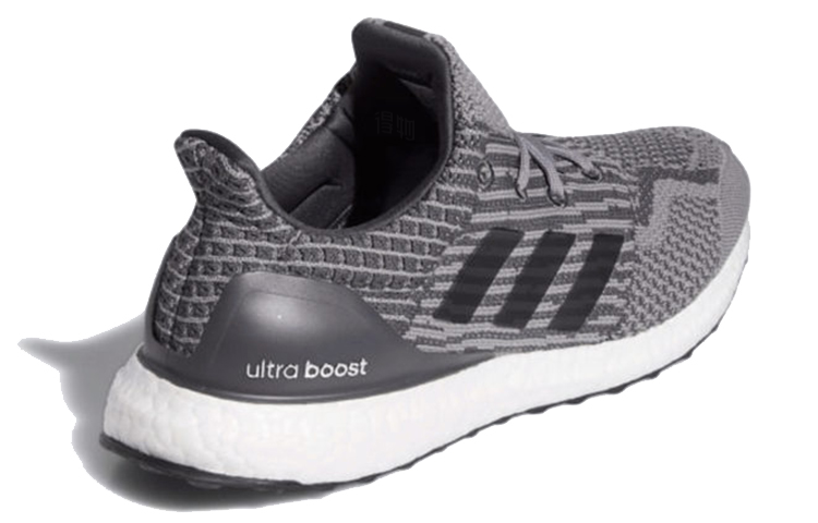 Мужские кроссовки adidas Ultraboost 5.0 (серый / черный) — Серый / чёрный — фото 4