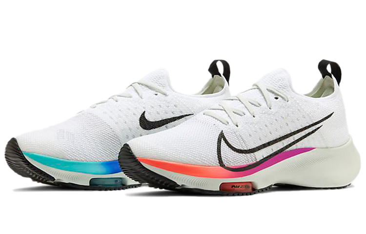 Женские кроссовки Nike Air Zoom Tempo FK (бело-разноцветные) — 白彩 — фото 3