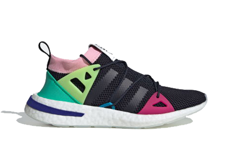 Женские кроссовки adidas originals Arkyn (черный) — 黑色/粉色/湖水绿/红/白 — фото 2
