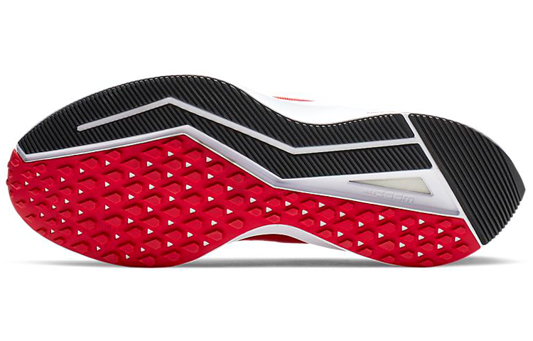 Мужские кроссовки Nike Zoom Winflo 6 (красно-черные) — фото 6
