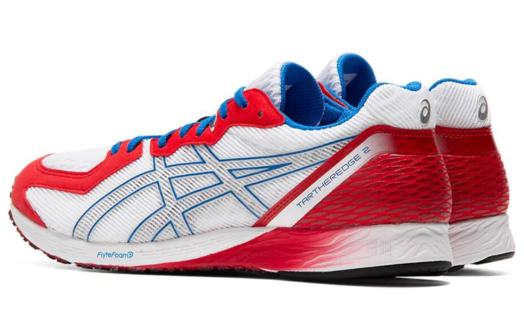 Мужские кроссовки ASICS Tartheredge 2 (бело-сине-красные) — фото 3