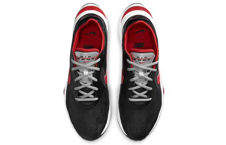 Мужские кроссовки Nike Air Zoom Division (черно-красно-белые) — Чёрный / красный / белый — фото 4