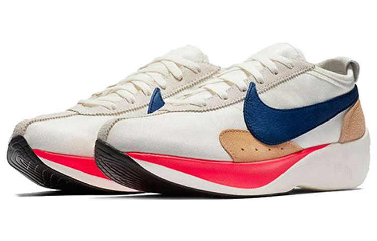 Кроссовки Nike Moon Racer (бело-синие) — фото 2