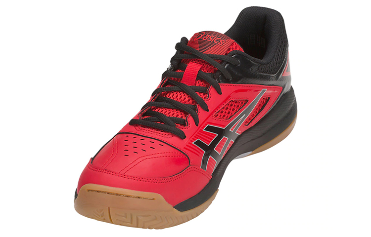 Мужские кроссовки ASICS Gel-Court Hunter (красно-черные) — фото 4