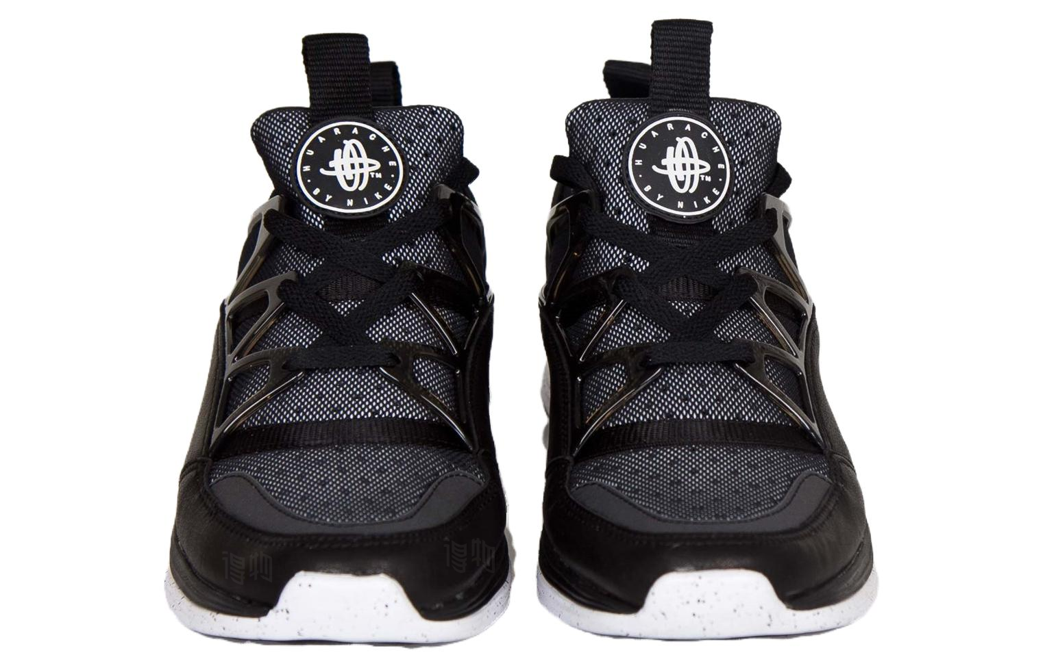 Мужские кроссовки Nike Lunar Huarache "Light Black" (черные) — фото 3