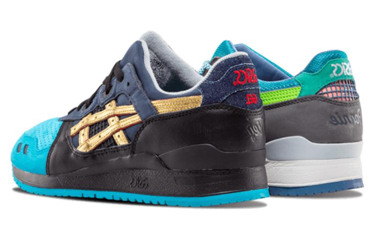 Кроссовки ASICS x Ronnie Fieg Gel-Lyte 3 (синие) — 多/彩色/多/彩色 — фото 4