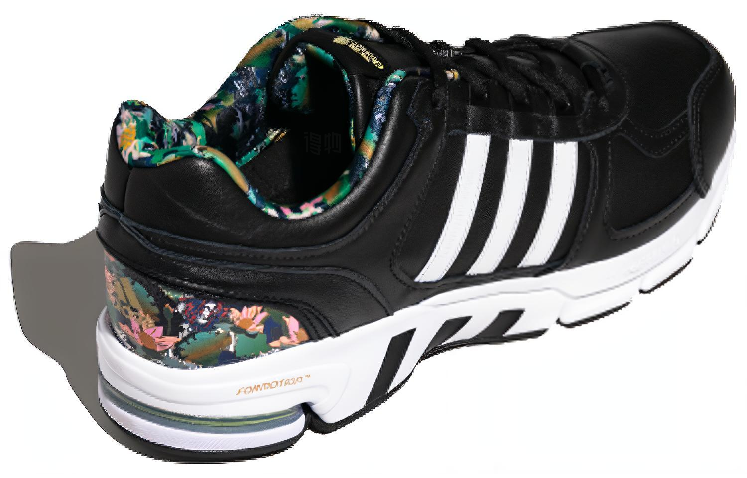 Унисекс кроссовки adidas Equipment 10 Leather PU (черно-белый) — фото 4