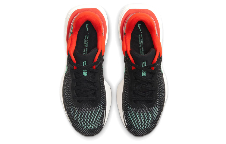 Мужские кроссовки Nike Invincible Run 1 ZoomX Flyknit (черно-красные) — Чёрный / красный — фото 3
