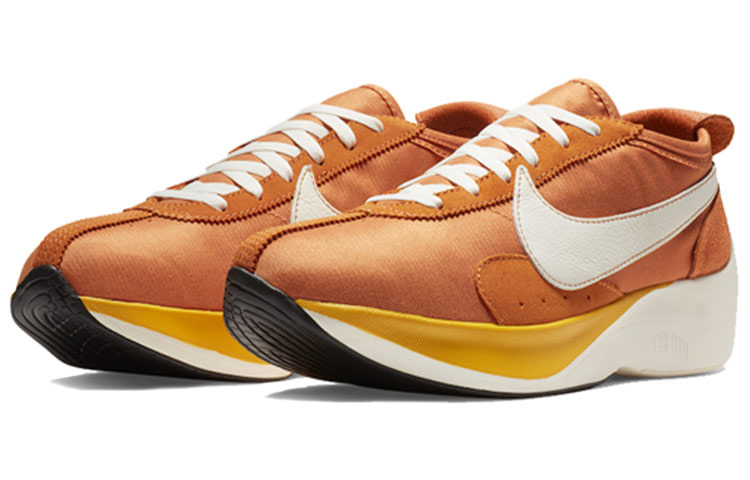 Унисекс кроссовки Nike Moon Racer (бело-коричневые) — фото 3