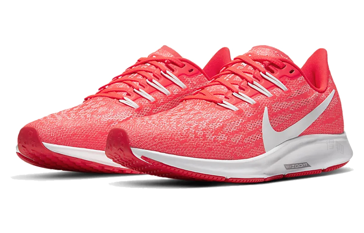 Женские кроссовки Nike Pegasus 36 (красные) — 激光红/浅银灰/小径红/白色 — фото 3