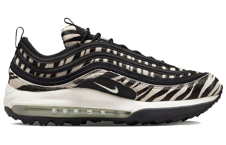 Кроссовки Nike Air Max 97 Zebra (черно-коричневые) — Чёрный / коричневый — фото 2