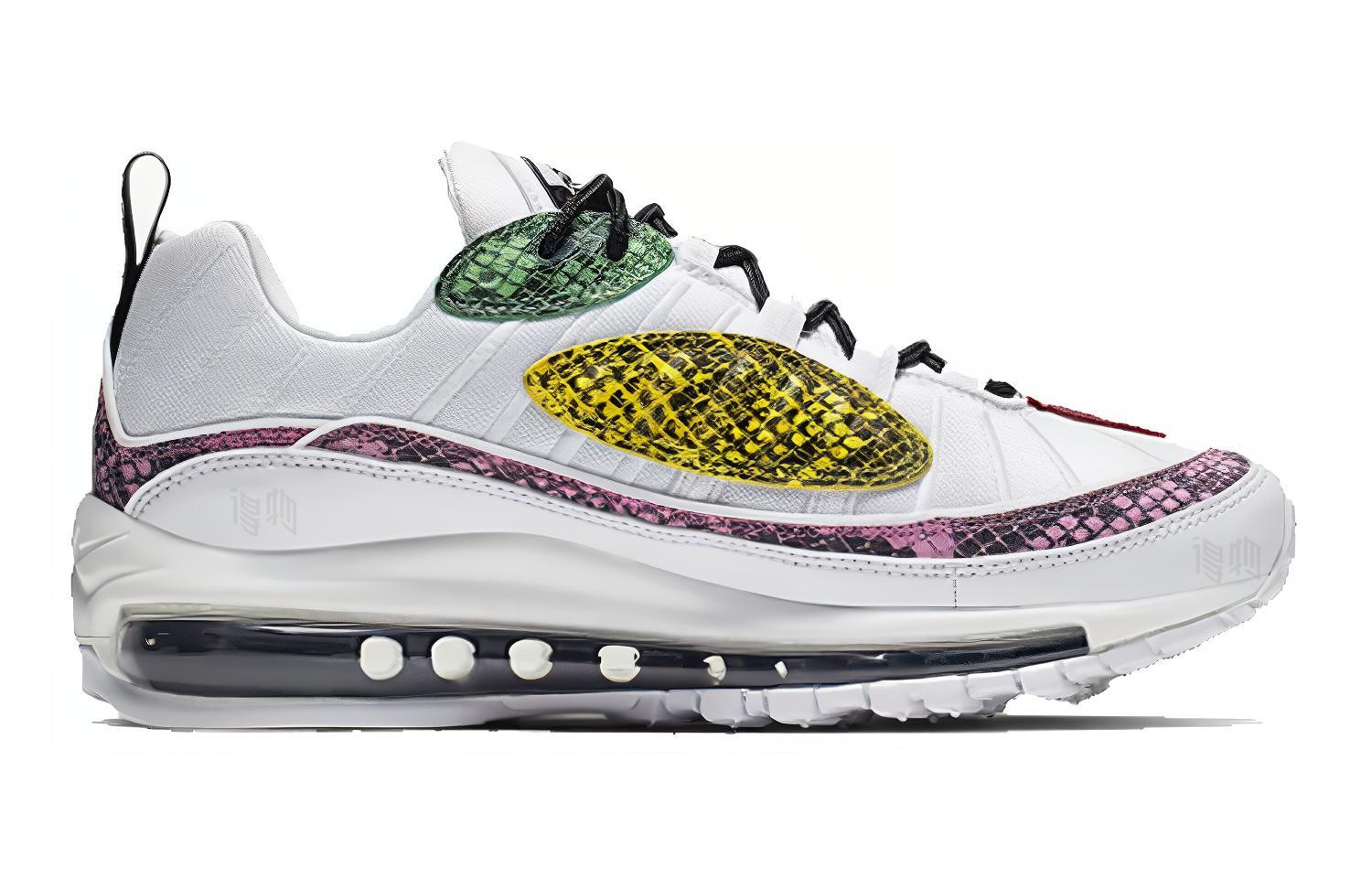 Женские кроссовки Nike Air Max 98 "Snakeskin" (белые) — Белый — фото 2