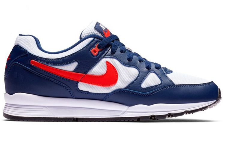 Кроссовки Nike Air Span II (бело-сине-красные) — фото 2