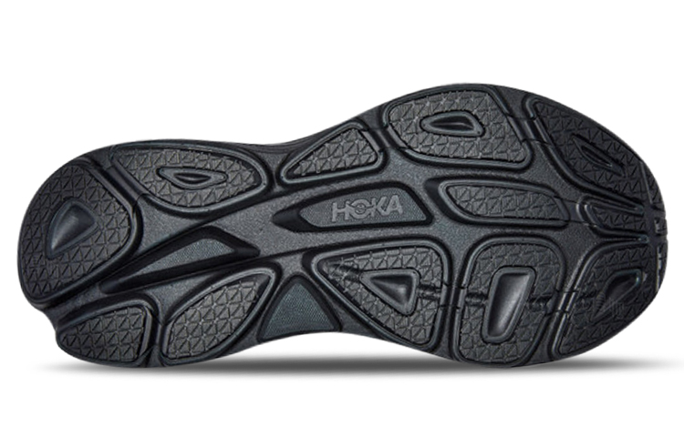 Мужские кроссовки HOKA ONE Bondi 8 4E Wide (черные) — фото 4