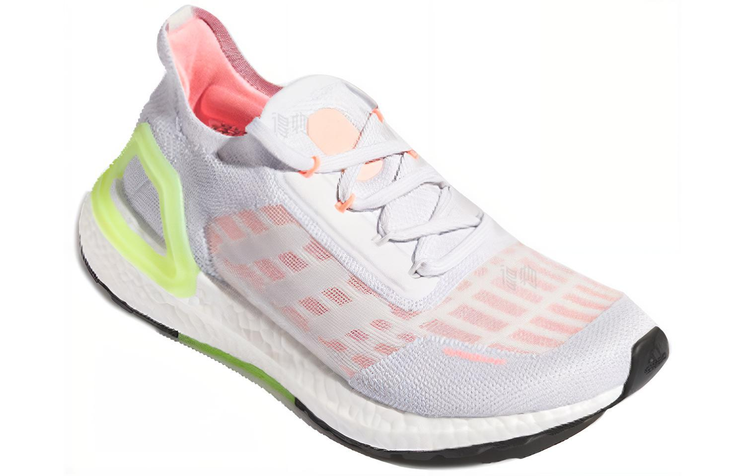 Женские кроссовки adidas ULT (серые с красным и зеленым) — Серый / красный / зелёный — фото 3