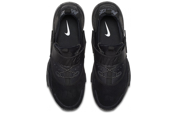 Мужские кроссовки Nike Huarache Drift Premium (черные) — Чёрный — фото 4