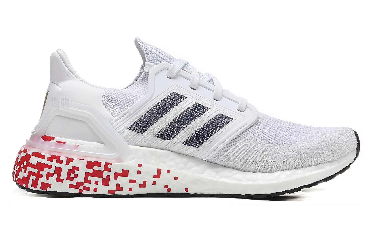 Женские кроссовки adidas ULT (бело-сине-красные) — фото 2