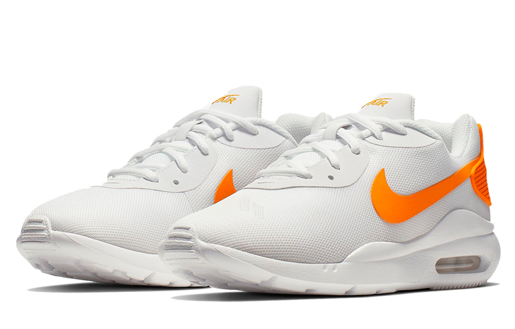 Женские кроссовки Nike Air Max Oketo (оранжево-белые) — фото 3