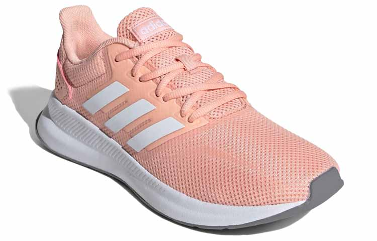 Женские кроссовки adidas neo Runfalcon 1.0 (розово-белые) — Розовый / белый — фото 3