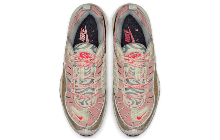 Женские кроссовки Nike Air Max 98 (розовый) — Розовый / коричневый / белый — фото 4