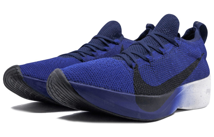 Мужские кроссовки Nike Vapor Street Flyknit "Deep Royal" (бело-синие) — фото 3