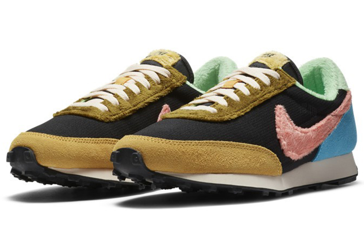Женские кроссовки Nike Daybreak (черно-коричнево-розовые) — фото 3