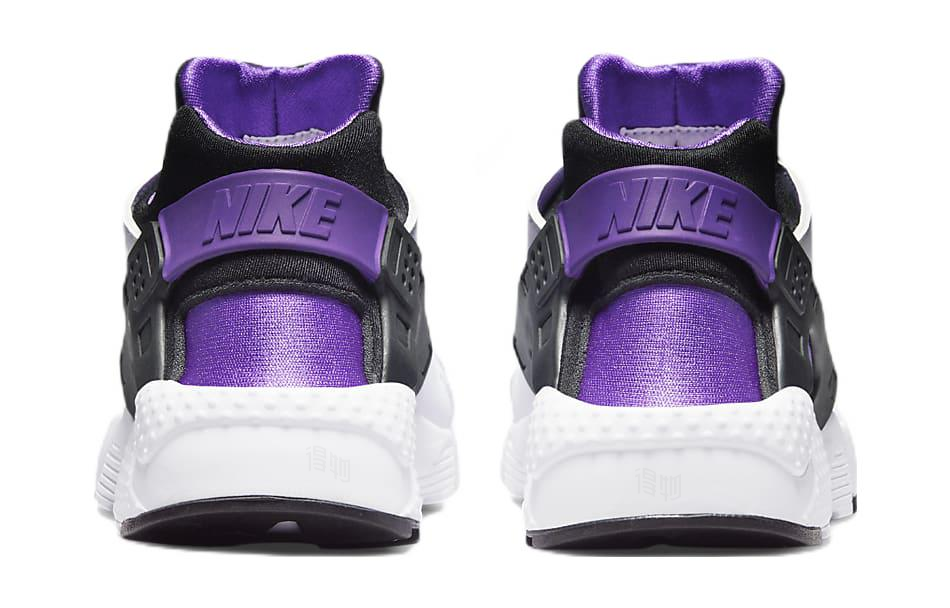 Женские кроссовки Nike Huarache Run (бело-фиолетовые) — Белый / фиолетовый — фото 4