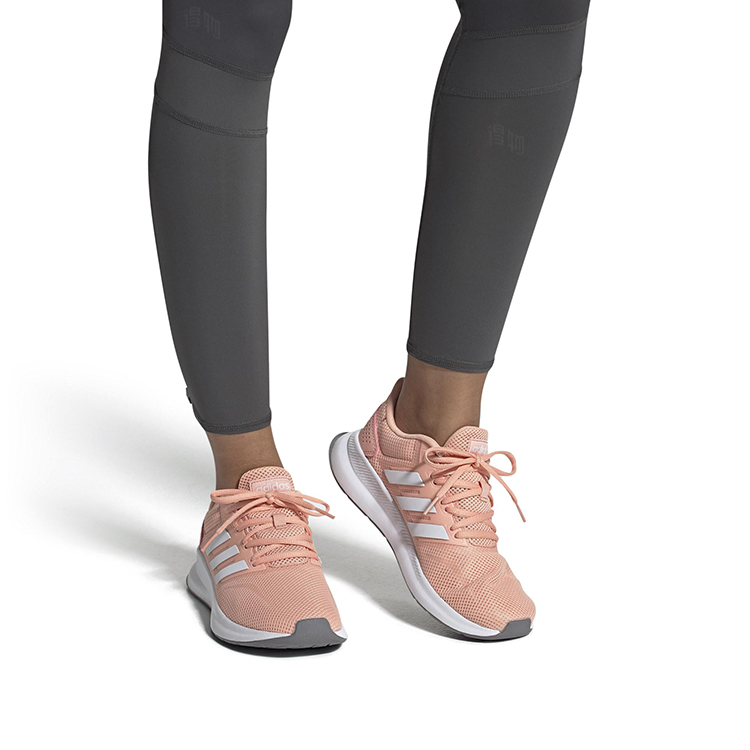 Женские кроссовки adidas neo Runfalcon 1.0 (розово-белые) — Розовый / белый — фото 7