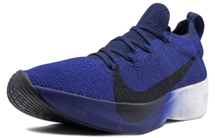 Мужские кроссовки Nike Vapor Street Flyknit "Deep Royal" (бело-синие) — фото 2