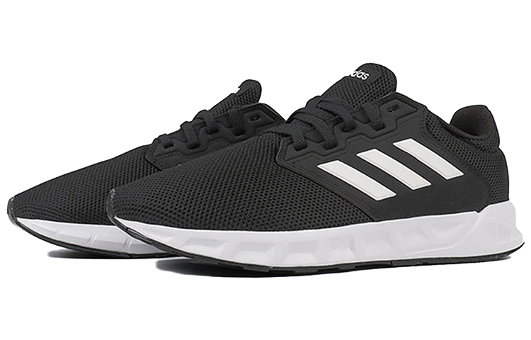 Мужские кроссовки adidas Showtheway (черные с белым) — Чёрный / белый — фото 3