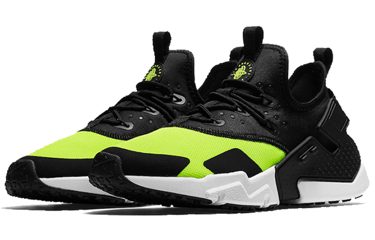 Мужские кроссовки Nike Air Huarache Drift (салатово-зеленые) — фото 3